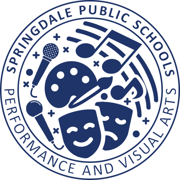 Springdale Schools Performance and Visual Arts Department Seal