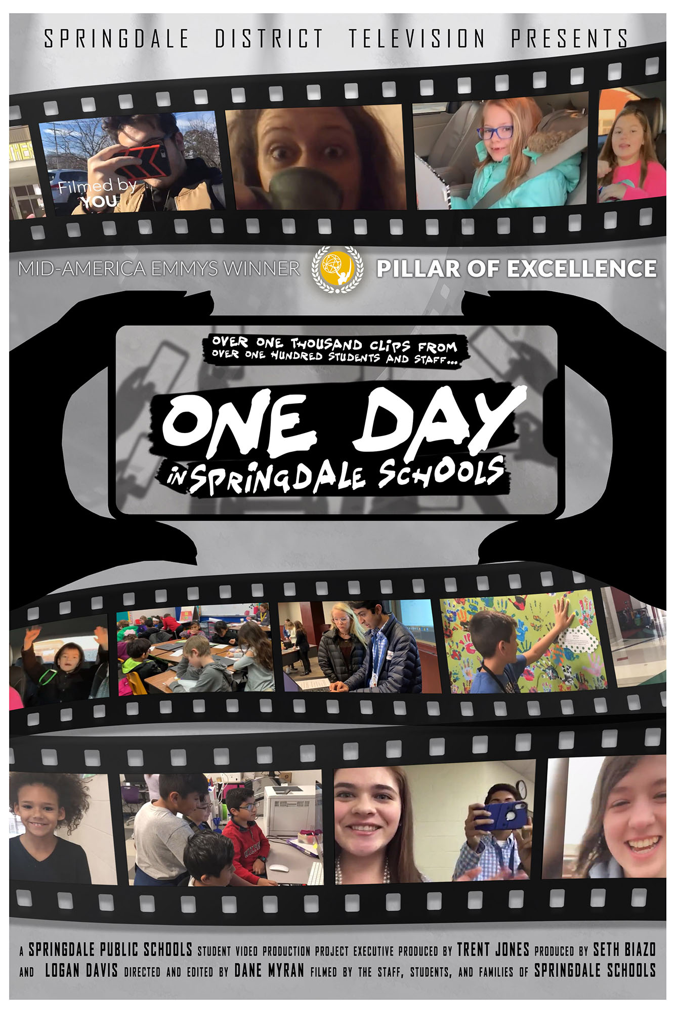 A faux movie poster comissioned to promote a student-produced documentary